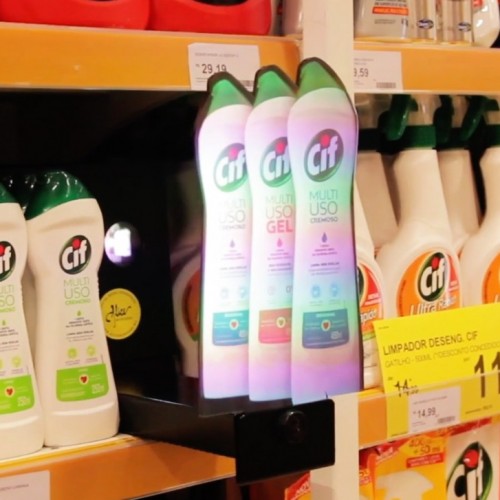 Unilever - Holografia de Gôndola CIF Unilever - Holografia de Gôndola CIF