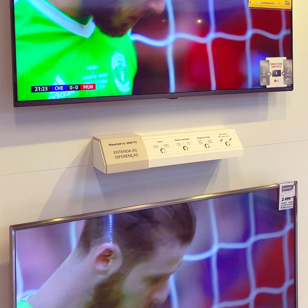 LG - TVs LG Parede Interativa LG - TVs LG Parede Interativa